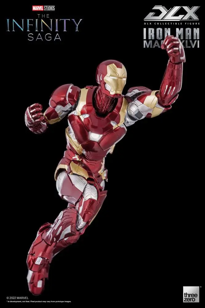 Infinity Saga DLX 1/12 Iron Man Mark 46 akciófigura 17 cm termékfotó
