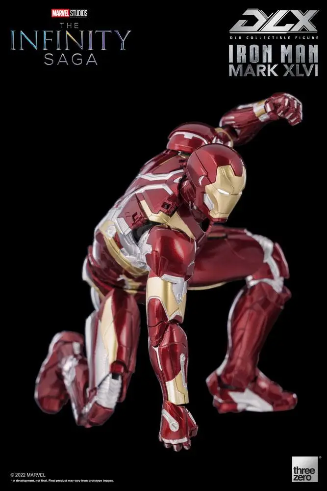Infinity Saga DLX 1/12 Iron Man Mark 46 akciófigura 17 cm termékfotó