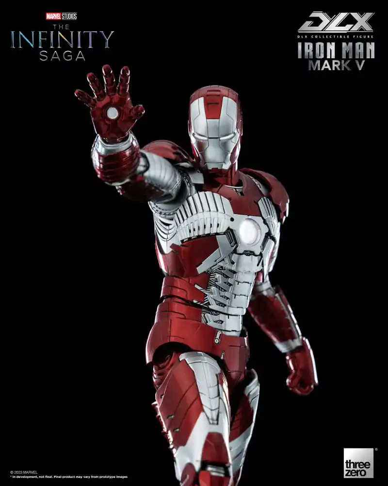 Infinity Saga DLX 1/12 Iron Man Mark 5 akciófigura 17 cm termékfotó