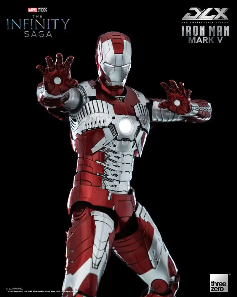 Infinity Saga DLX 1/12 Iron Man Mark 5 akciófigura 17 cm termékfotó