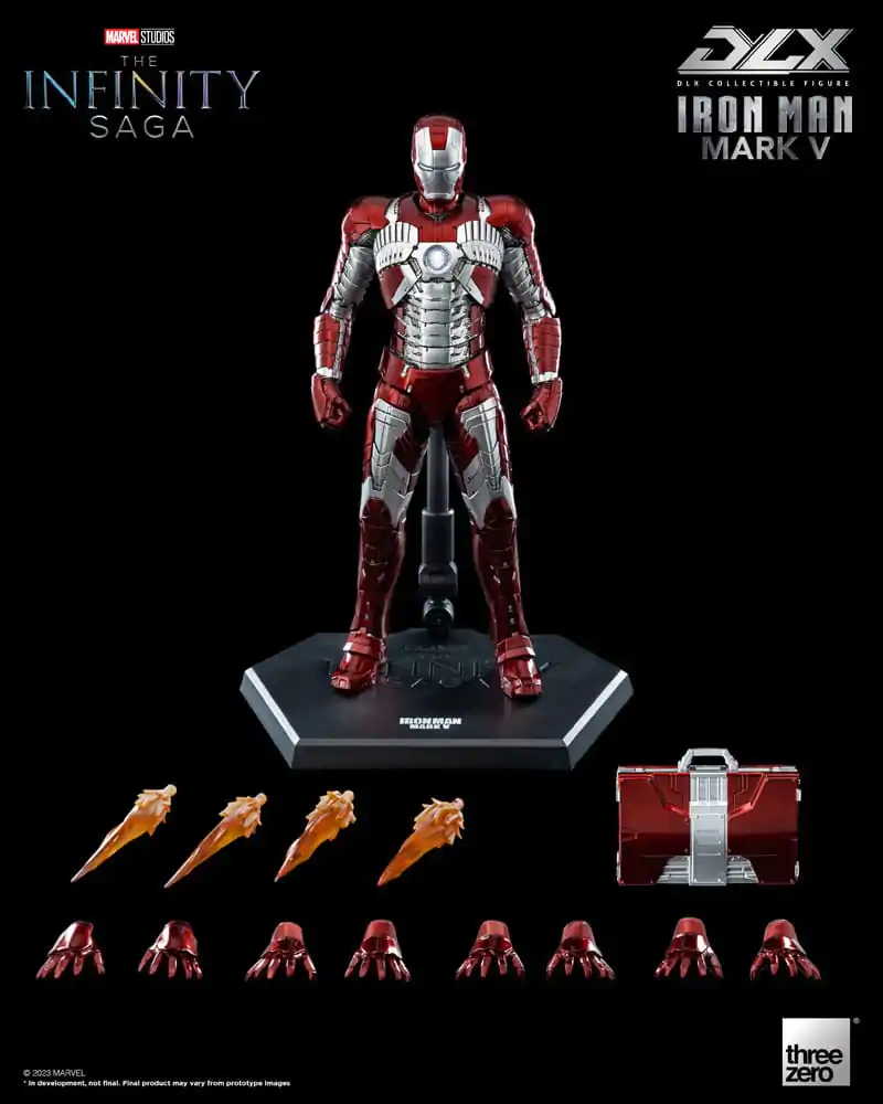 Infinity Saga DLX 1/12 Iron Man Mark 5 akciófigura 17 cm termékfotó