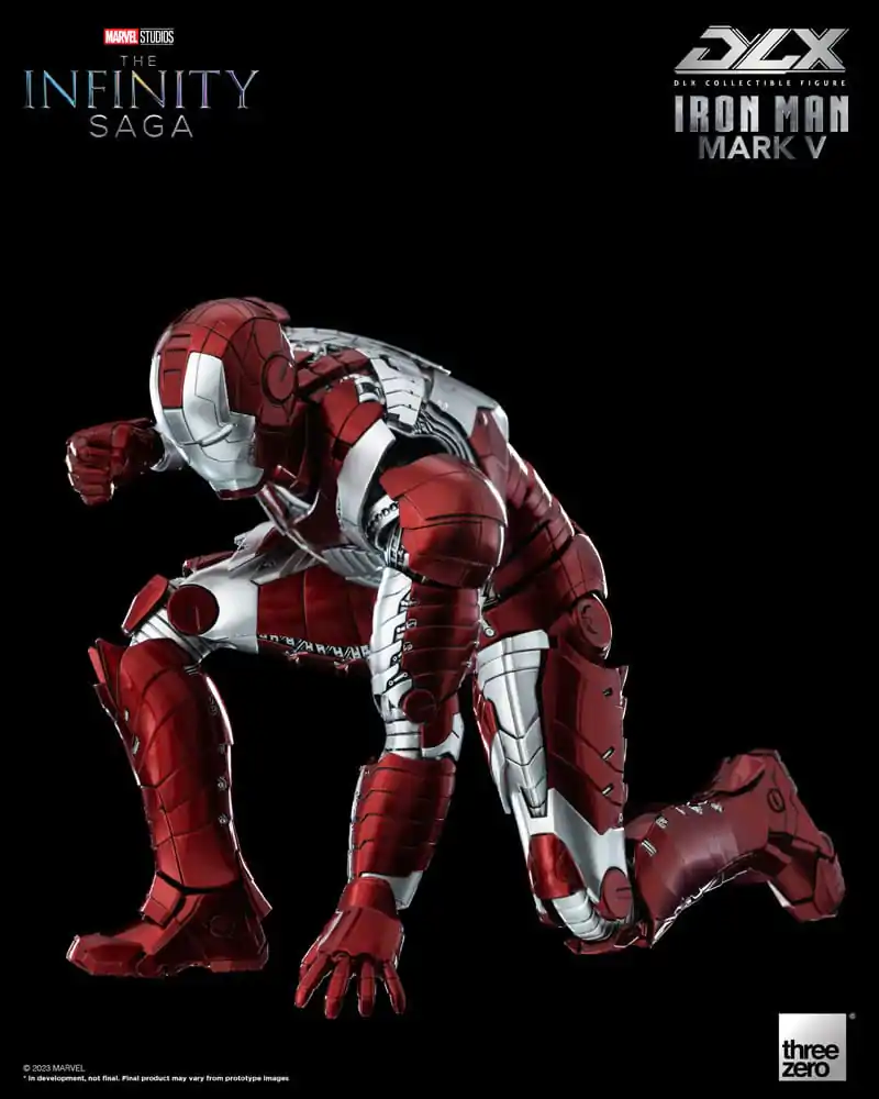 Infinity Saga DLX 1/12 Iron Man Mark 5 akciófigura 17 cm termékfotó