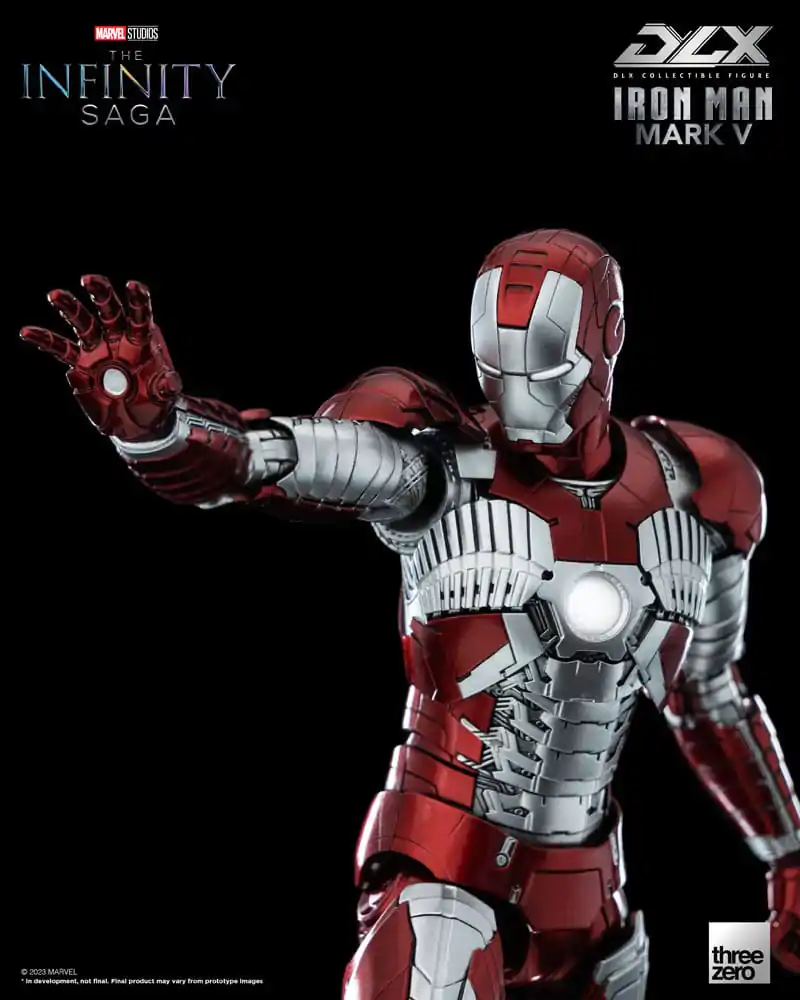 Infinity Saga DLX 1/12 Iron Man Mark 5 akciófigura 17 cm termékfotó