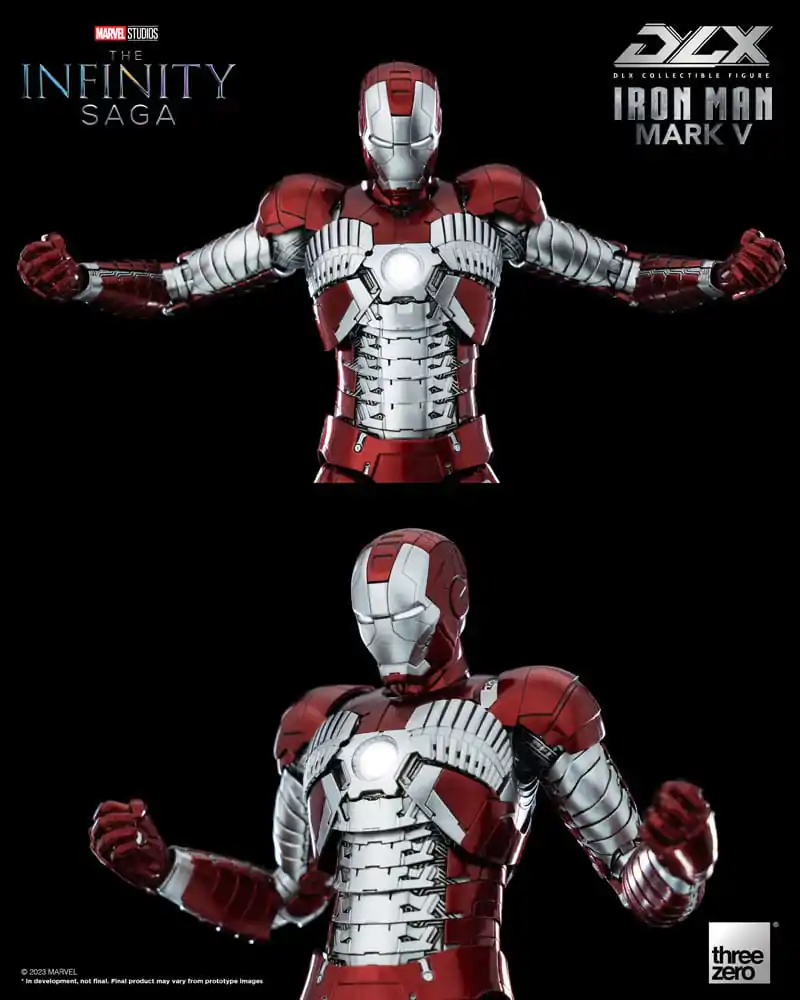 Infinity Saga DLX 1/12 Iron Man Mark 5 akciófigura 17 cm termékfotó