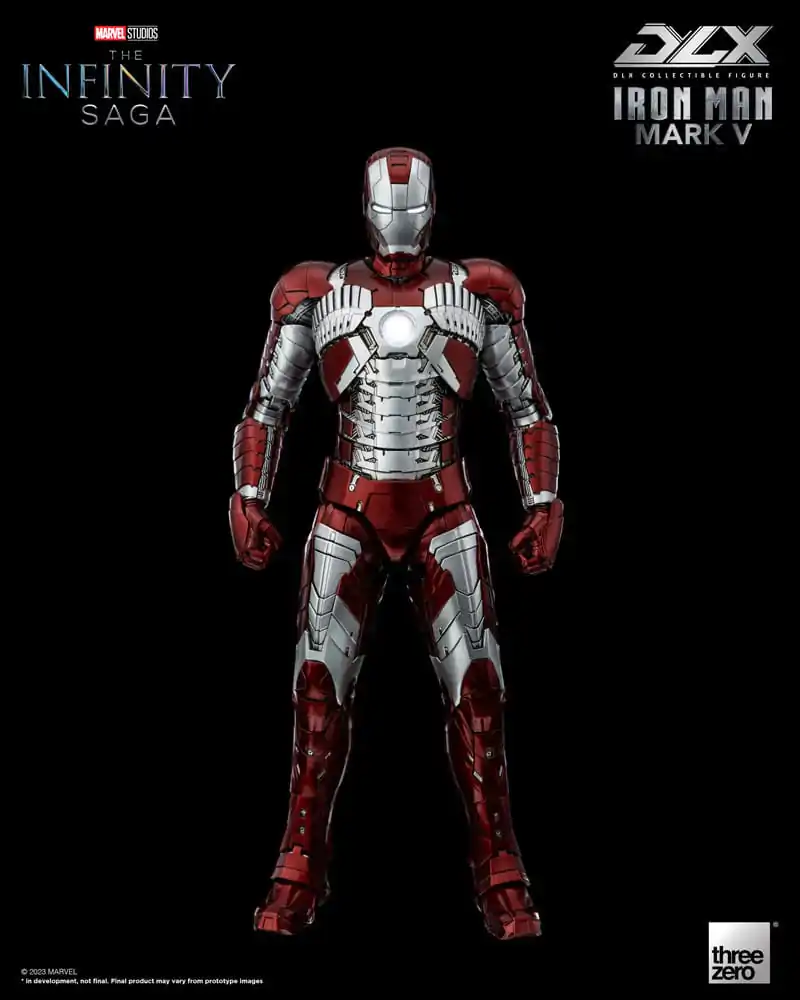 Infinity Saga DLX 1/12 Iron Man Mark 5 akciófigura 17 cm termékfotó