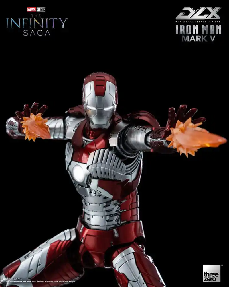 Infinity Saga DLX 1/12 Iron Man Mark 5 akciófigura 17 cm termékfotó