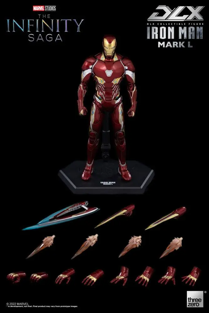 Infinity Saga DLX 1/12 Iron Man Mark 50 akciófigura 17 cm termékfotó