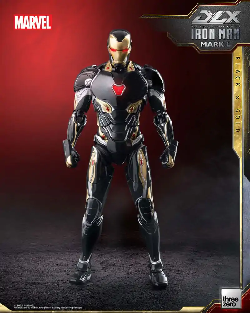 Infinity Saga DLX 1/12 Iron Man Mark 50 (Black X Gold) akciófigura 17 cm termékfotó