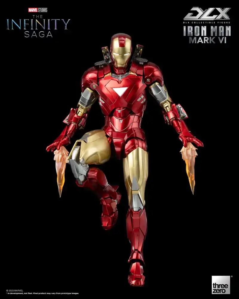 Infinity Saga DLX 1/12 Iron Man Mark 6 akciófigura 17 cm termékfotó
