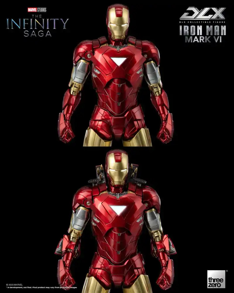 Infinity Saga DLX 1/12 Iron Man Mark 6 akciófigura 17 cm termékfotó