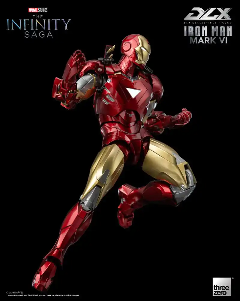 Infinity Saga DLX 1/12 Iron Man Mark 6 akciófigura 17 cm termékfotó