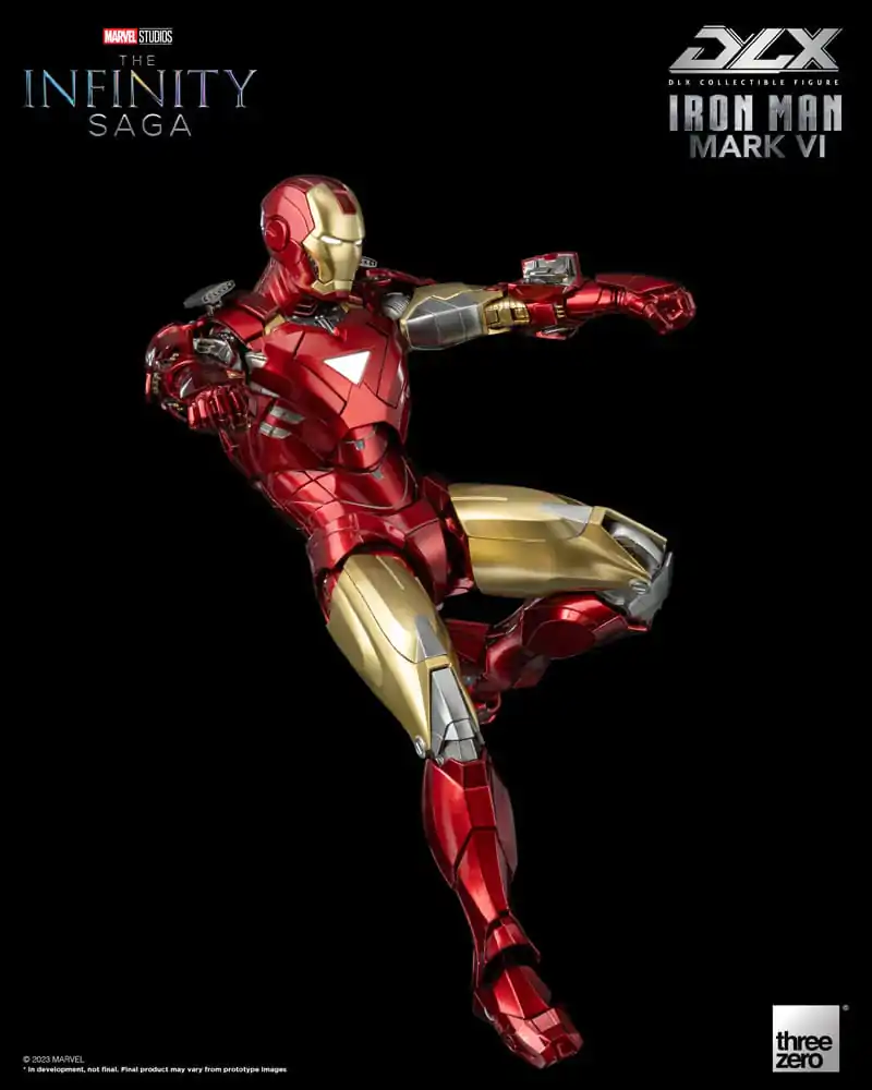 Infinity Saga DLX 1/12 Iron Man Mark 6 akciófigura 17 cm termékfotó