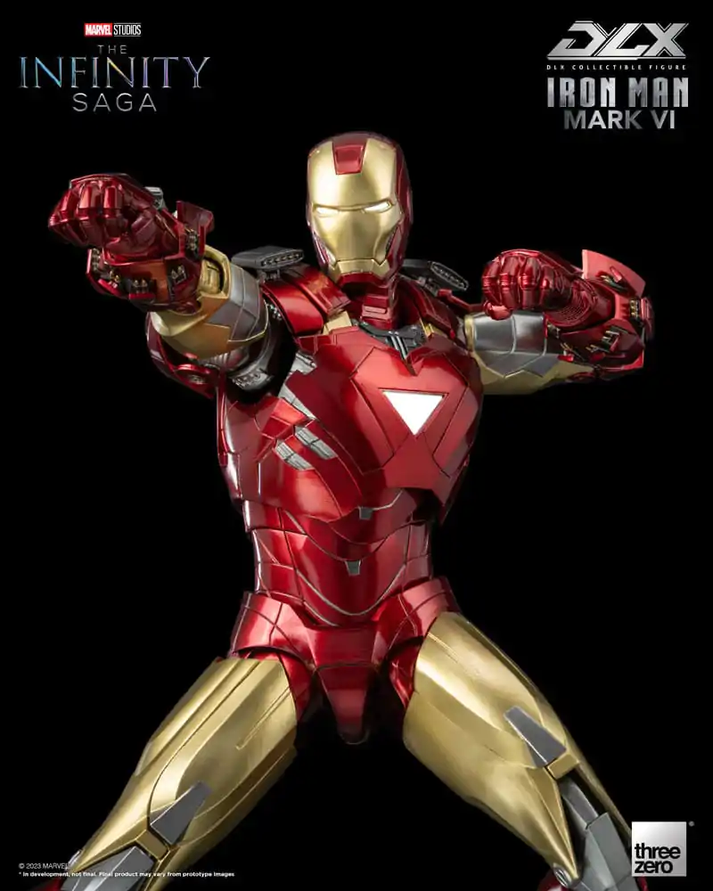 Infinity Saga DLX 1/12 Iron Man Mark 6 akciófigura 17 cm termékfotó