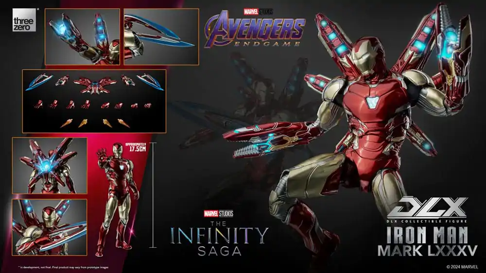 Infinity Saga DLX 1/12 Iron Man Mark 85 akciófigura 17 cm termékfotó