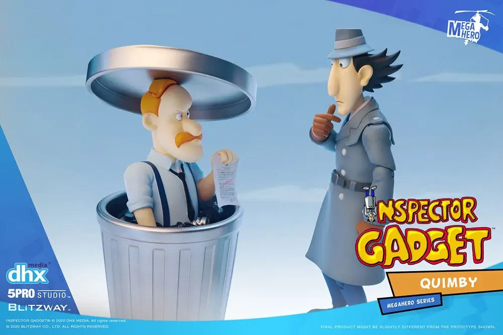 Inspector Gadget Mega Hero 1/12 Quimby akciófigura 13 cm termékfotó