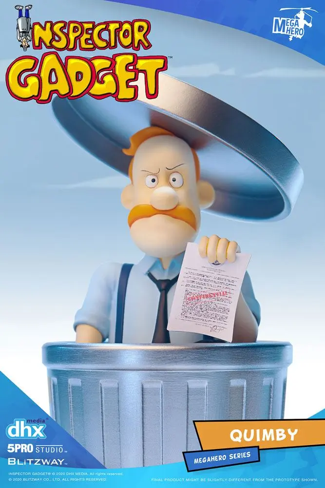 Inspector Gadget Mega Hero 1/12 Quimby akciófigura 13 cm termékfotó