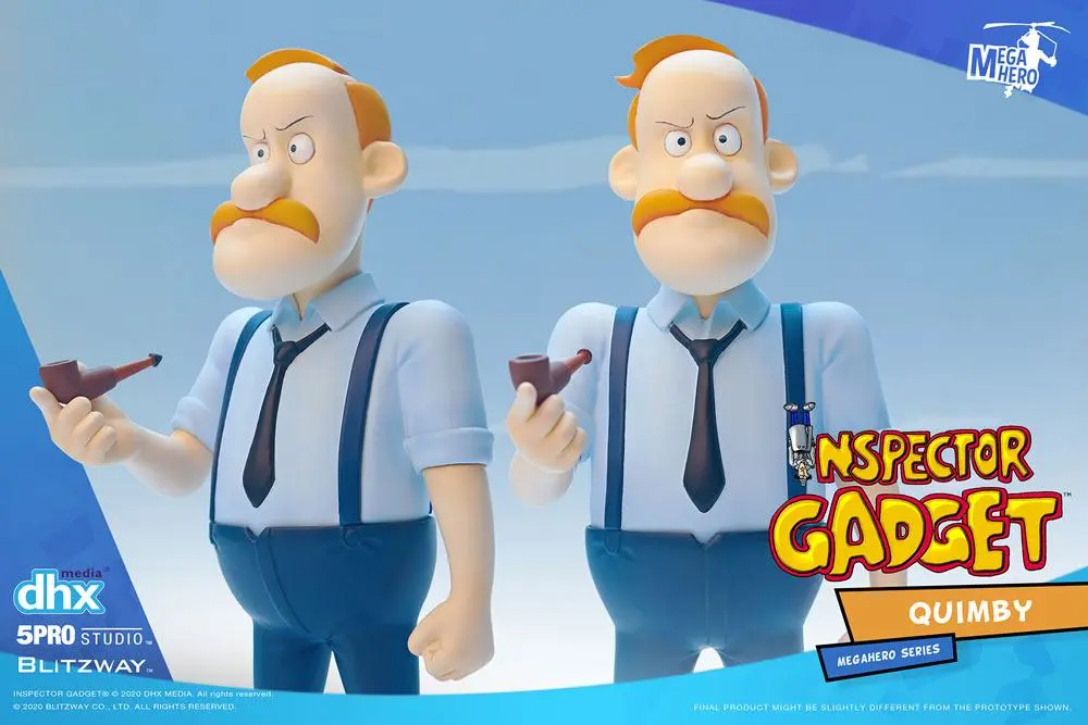 Inspector Gadget Mega Hero 1/12 Quimby akciófigura 13 cm termékfotó