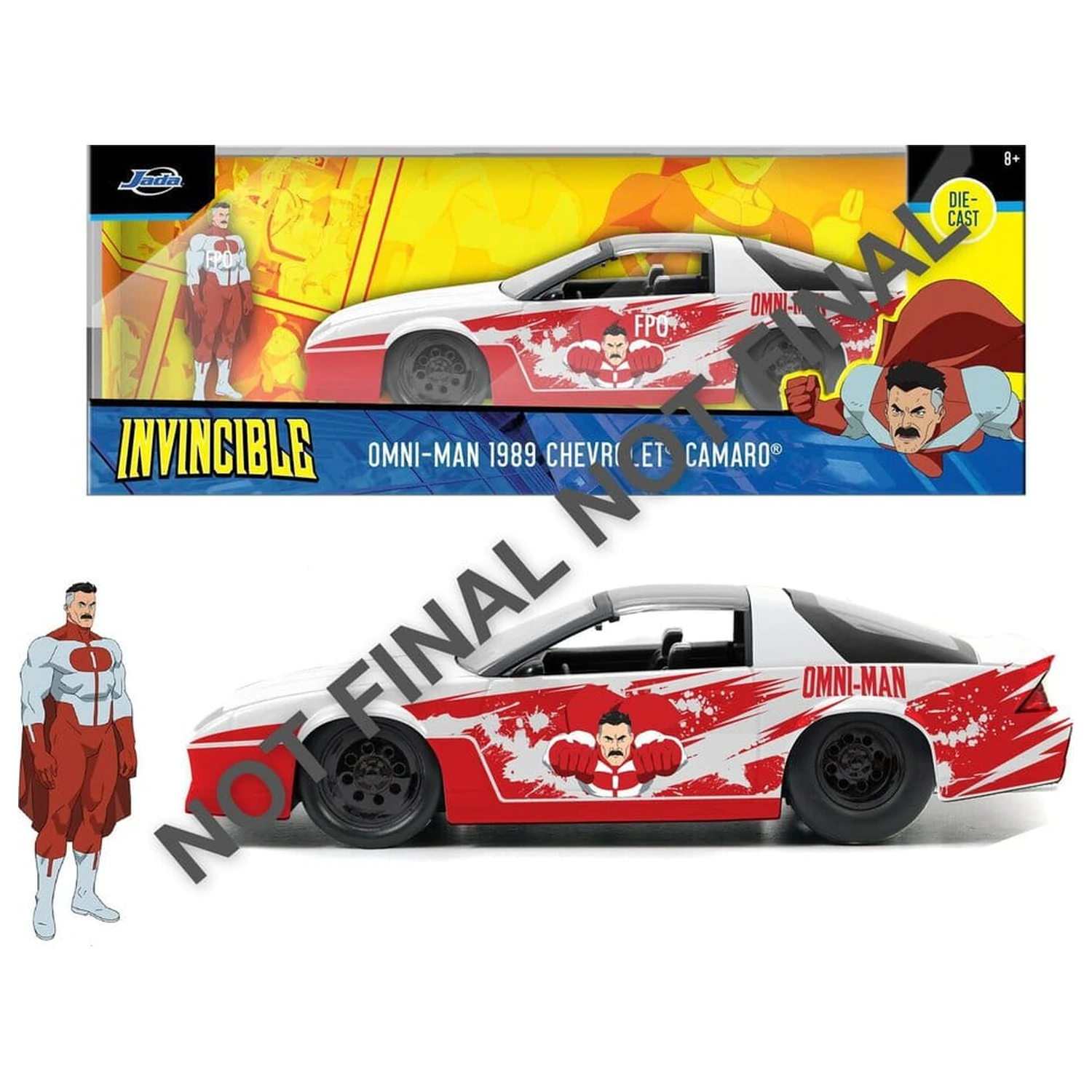Invincible Diecast Model 1/24 Omni-Man 1985 Chevrolet termékfotó