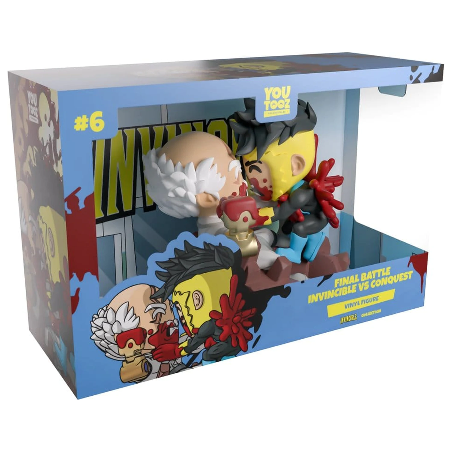 Invincible Vinyl figura Final Battle Invincible vs Conquest 12 cm termékfotó