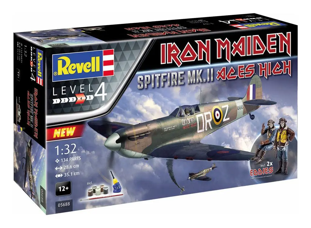 Iron Maiden 1/32 Spitfire Mk.II modell készlet 29 cm termékfotó