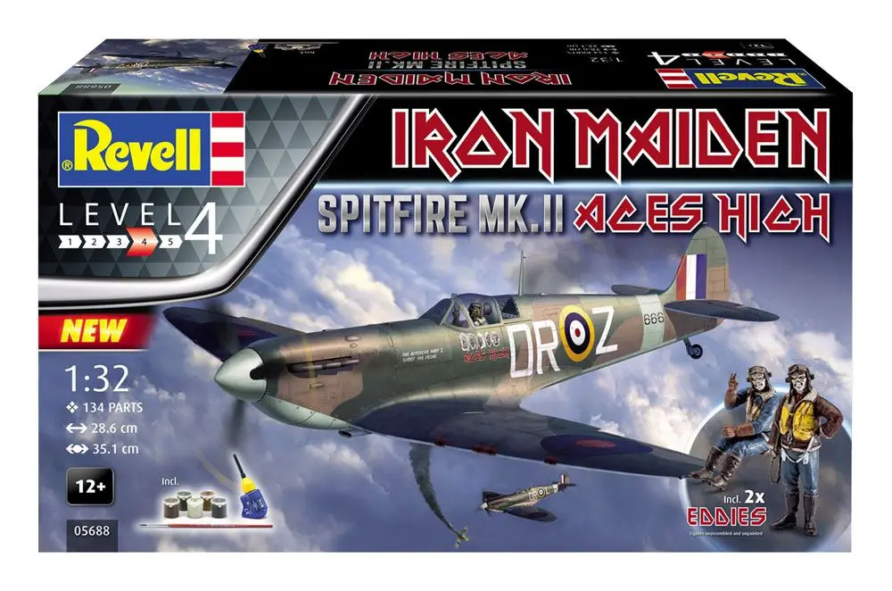 Iron Maiden 1/32 Spitfire Mk.II modell készlet 29 cm termékfotó
