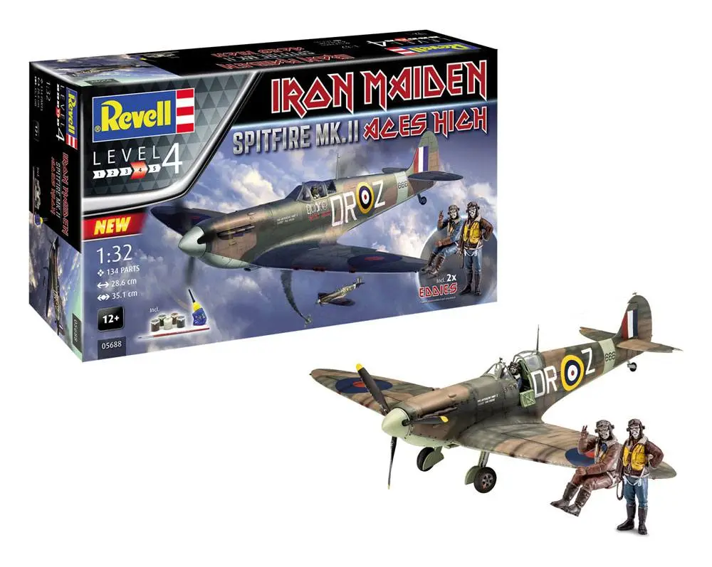 Iron Maiden 1/32 Spitfire Mk.II modell készlet 29 cm termékfotó