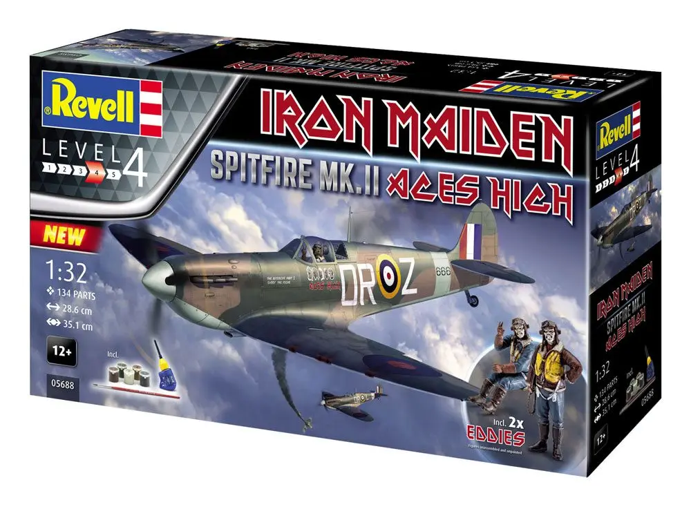 Iron Maiden 1/32 Spitfire Mk.II modell készlet 29 cm termékfotó