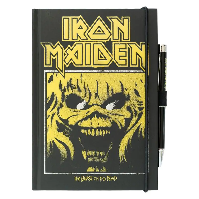 Iron Maiden A5 premium notebook + projector pen termékfotó