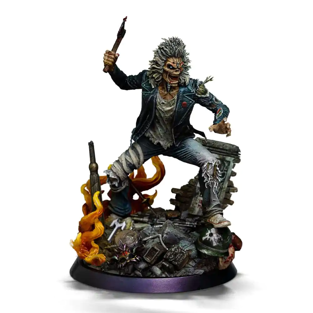 Iron Maiden Art Scale 1/10 Eddie 50th Year Anniversary szobor figura 22 cm termékfotó