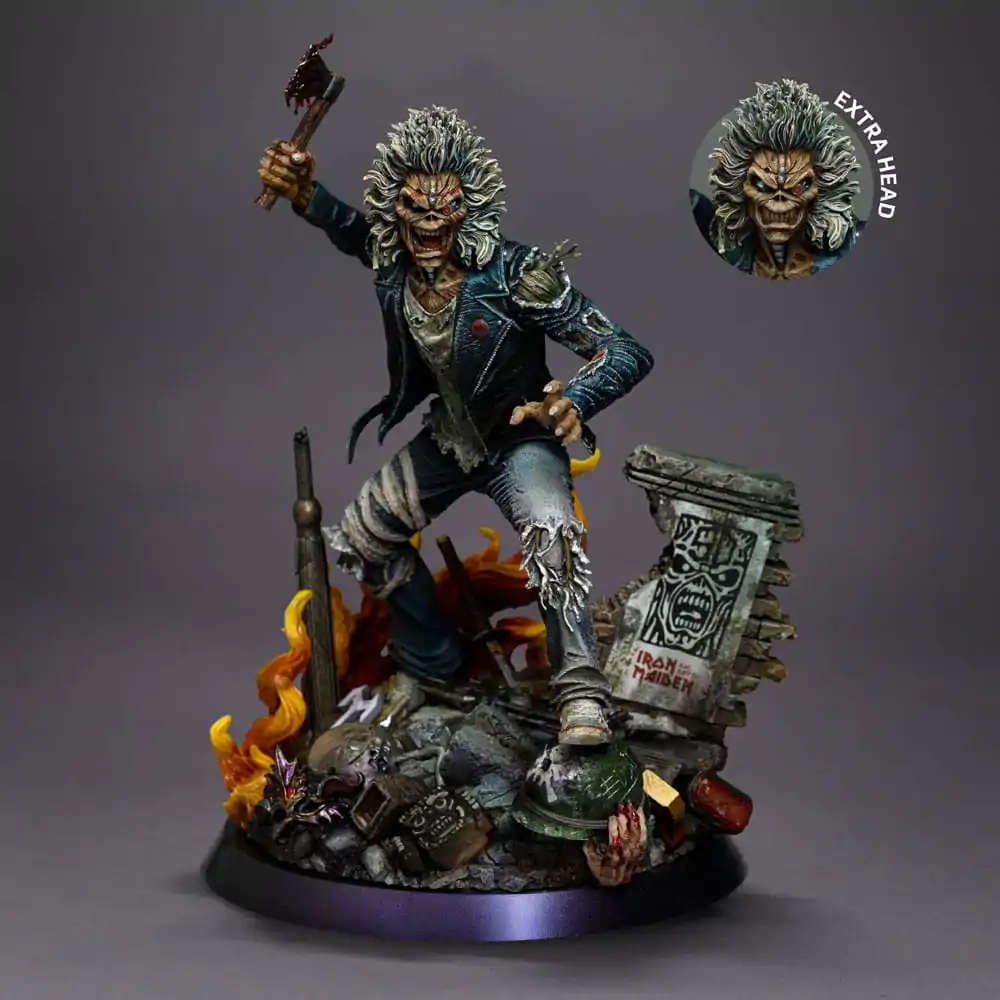 Iron Maiden Art Scale 1/10 Eddie 50th Year Anniversary szobor figura 22 cm termékfotó