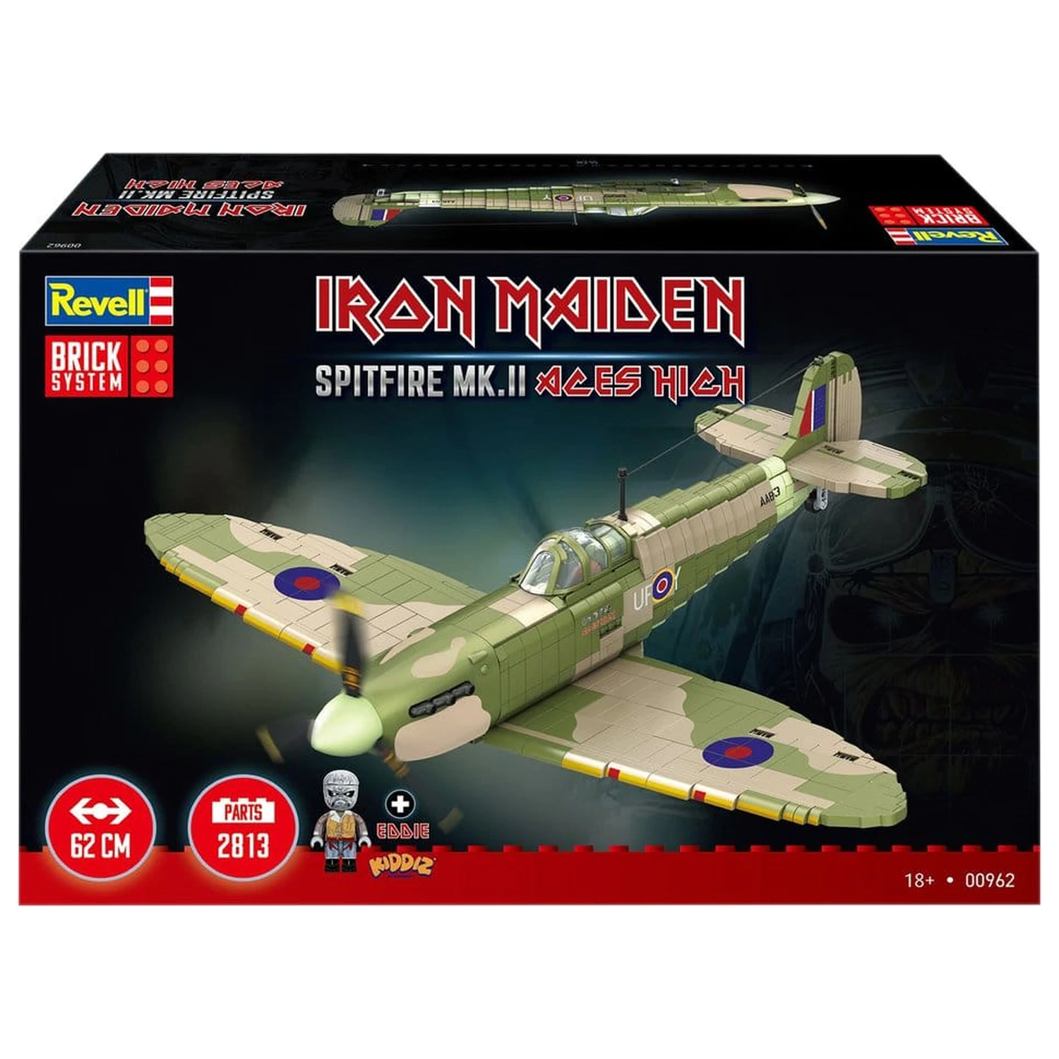 Iron Maiden Brick System Spitfire MK.II Aces High építőkészlet csomag 58 cm termékfotó