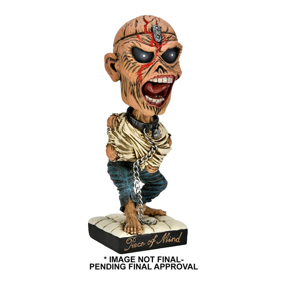 Iron Maiden Head Knocker Bobble-Head figura Piece of Mind Eddie 20 cm termékfotó