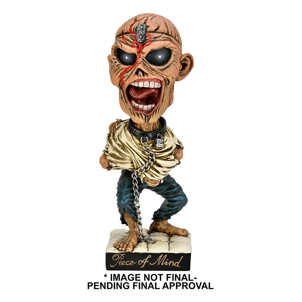 Iron Maiden Head Knocker Bobble-Head figura Piece of Mind Eddie 20 cm termékfotó