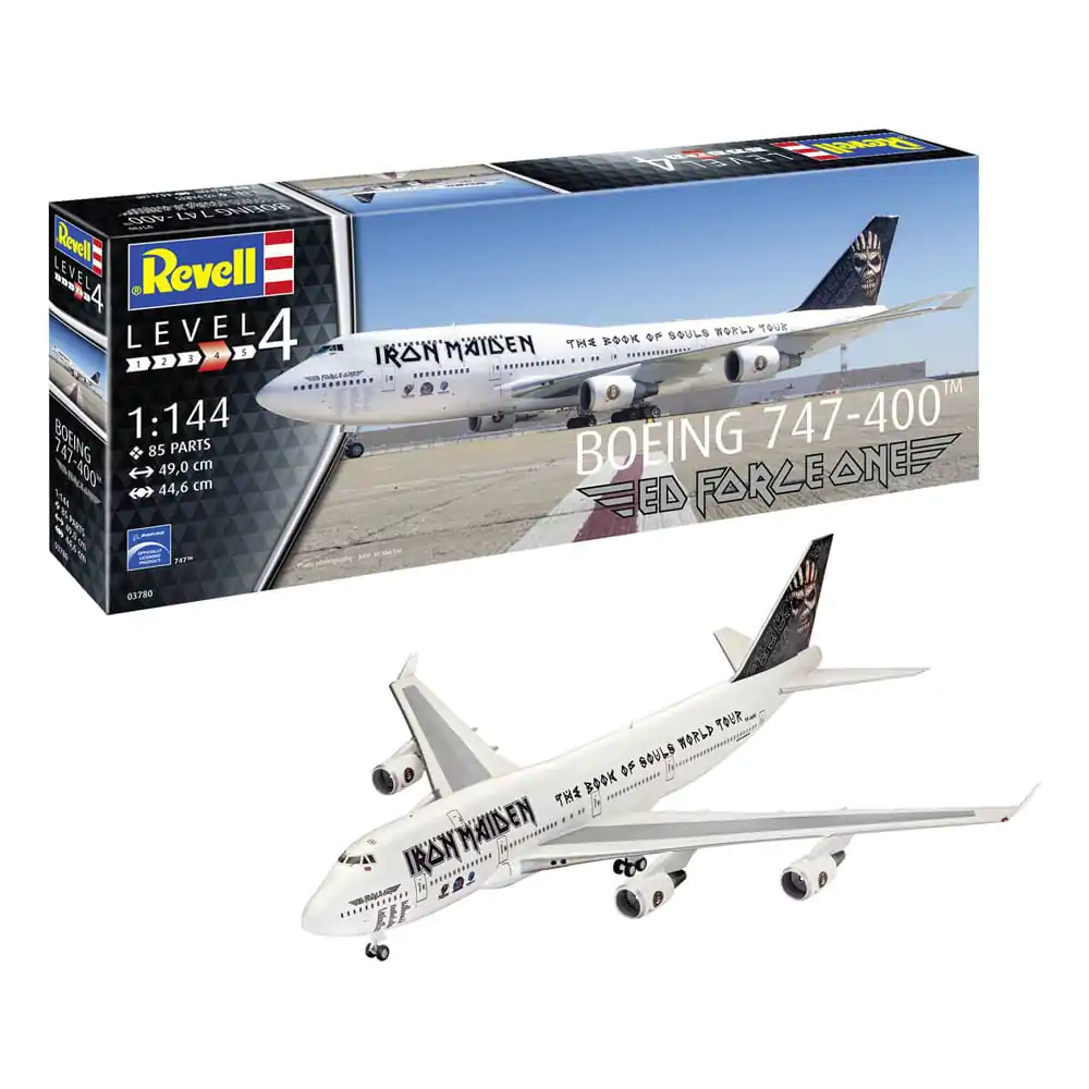 Iron Maiden modell készlet 1/144 Boeing 747-400 "Ed Force One" 49 cm termékfotó