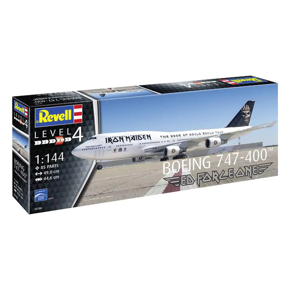 Iron Maiden modell készlet 1/144 Boeing 747-400 "Ed Force One" 49 cm termékfotó