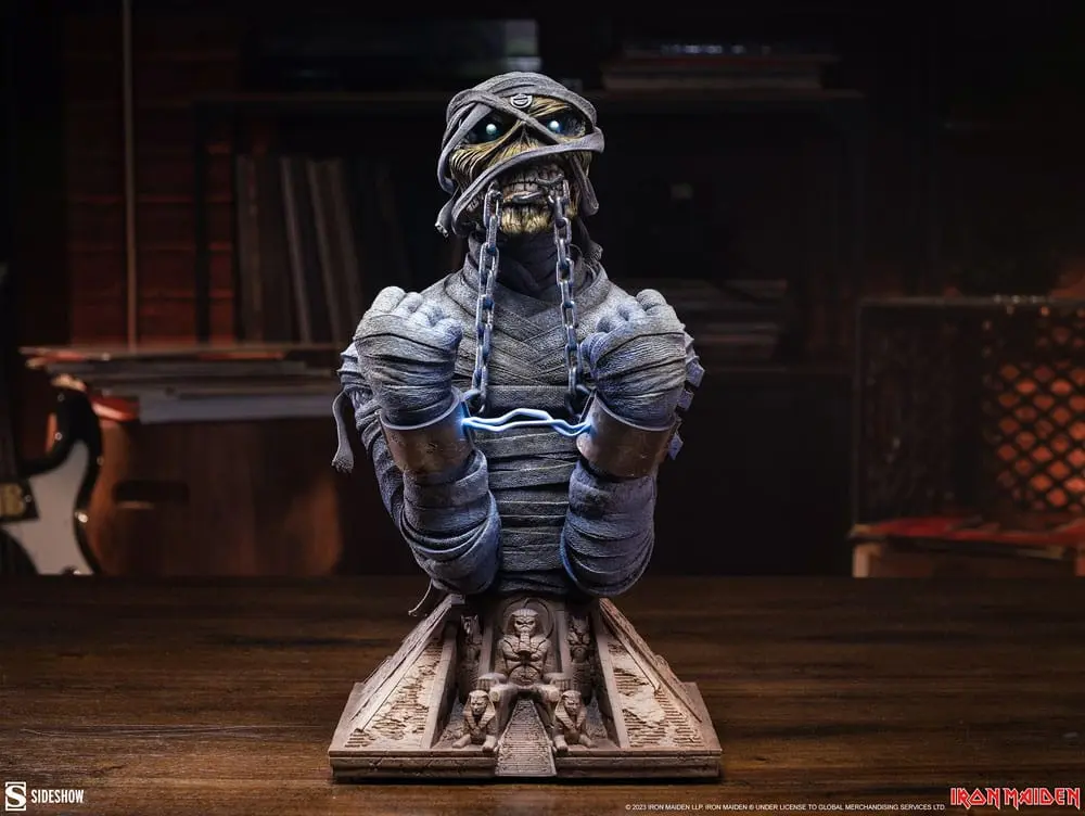 Iron Maiden Powerslave Eddie mellszobor figura 30 cm termékfotó