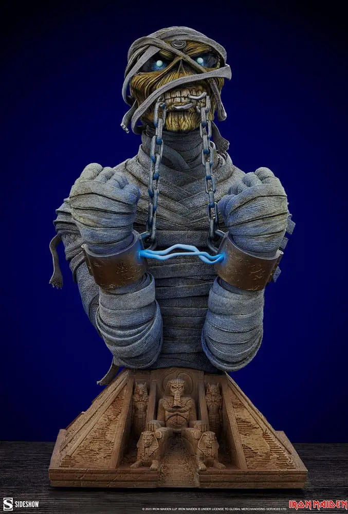 Iron Maiden Powerslave Eddie mellszobor figura 30 cm termékfotó