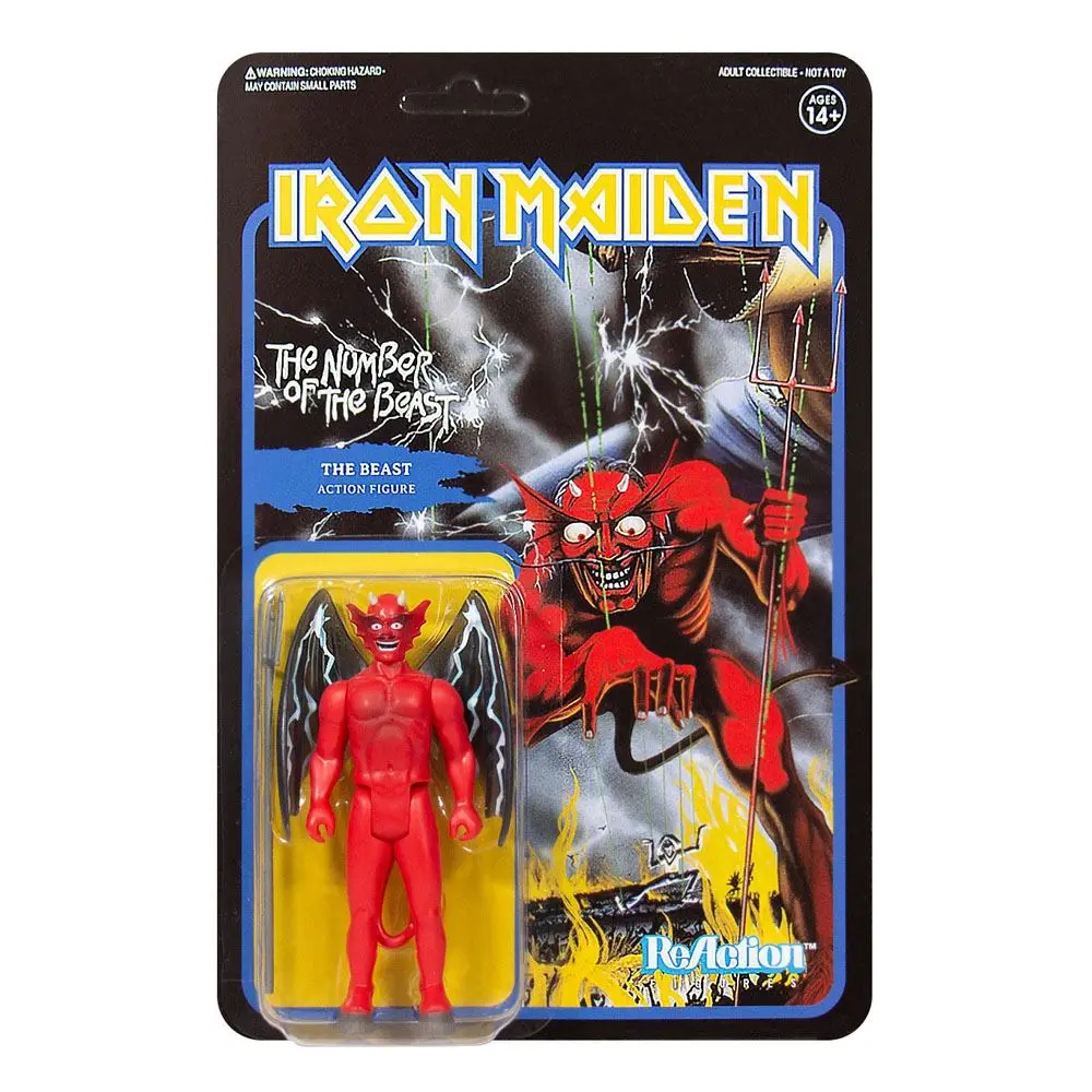 Iron Maiden ReAction The Number of the Beast (Album Art) akciófigura 10 cm termékfotó