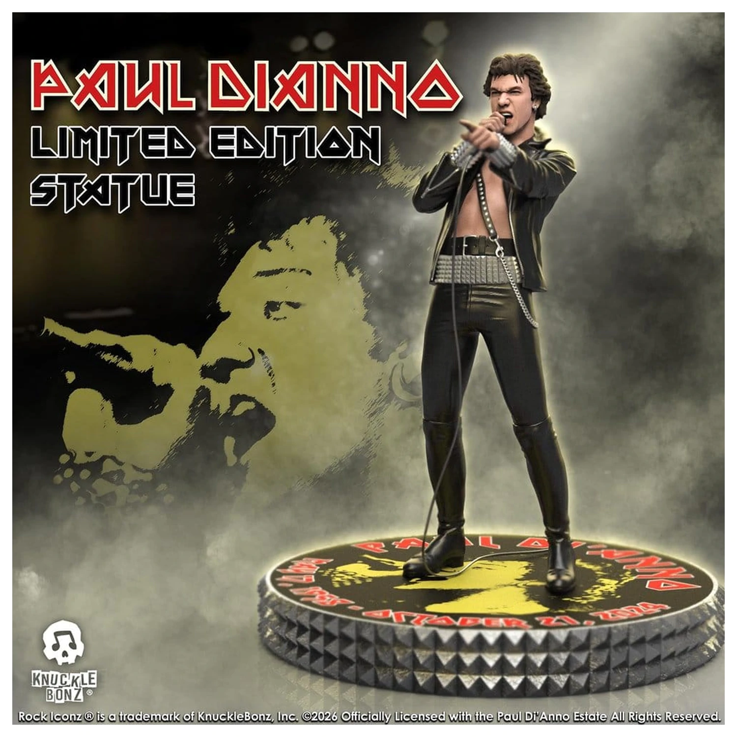 Iron Maiden Rock Iconz Paul Di'Anno szobor figura 20 cm termékfotó