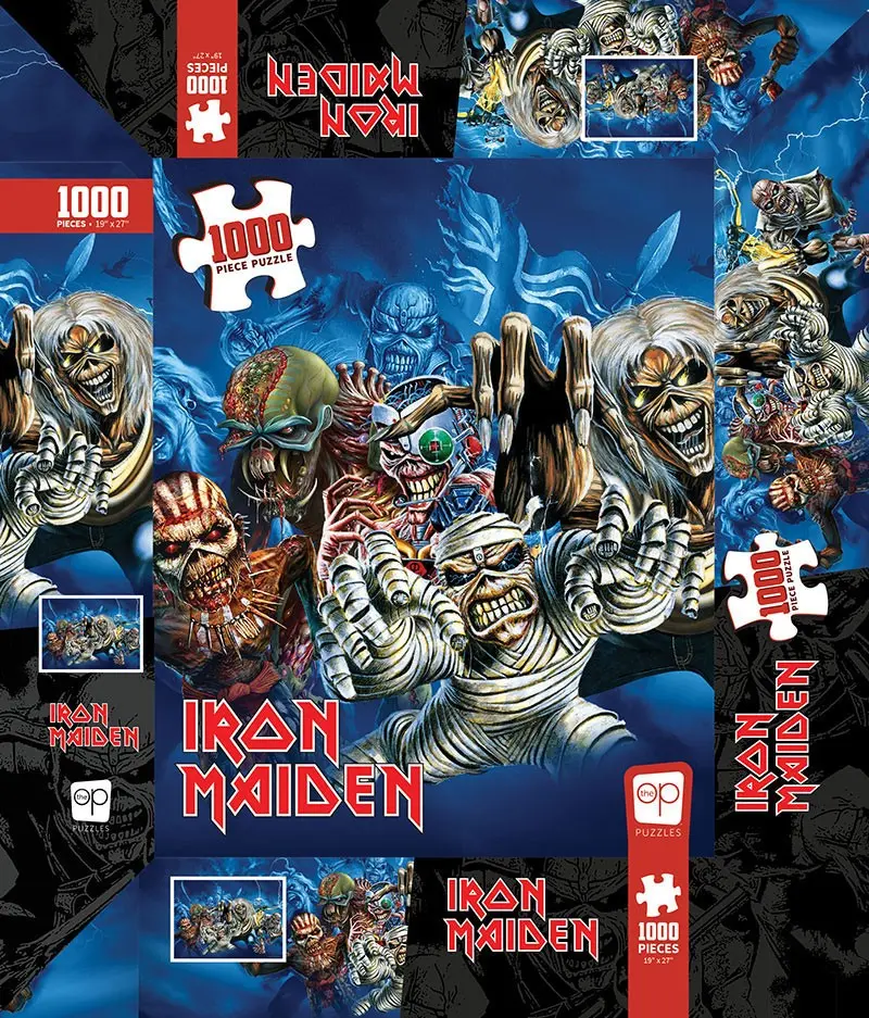 Iron Maiden The Faces of Eddie puzzle (1000 darab) termékfotó