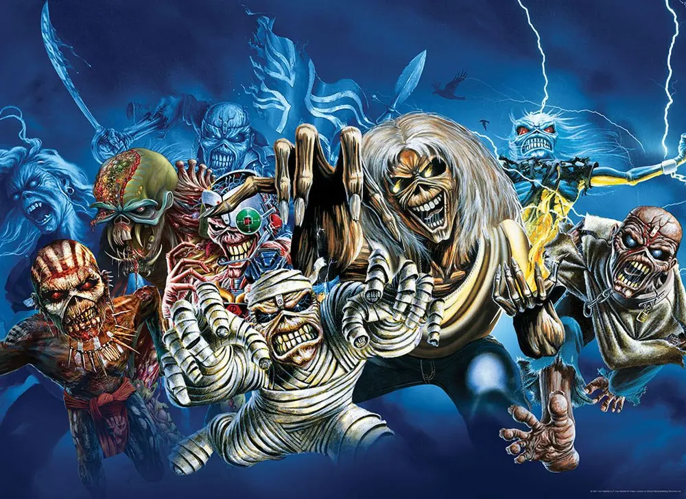 Iron Maiden The Faces of Eddie puzzle (1000 darab) termékfotó