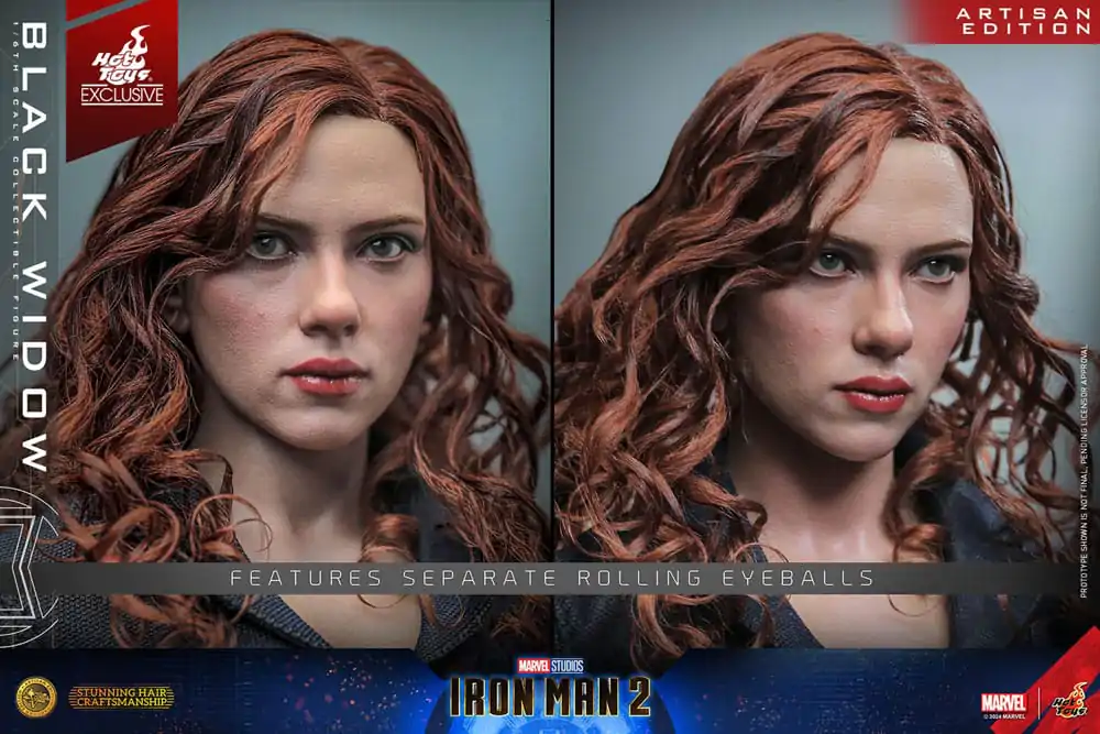 Iron Man 2 1/6 Black Widow Artisan Edition Hot Toys Exkluzív akciófigura 28 cm termékfotó