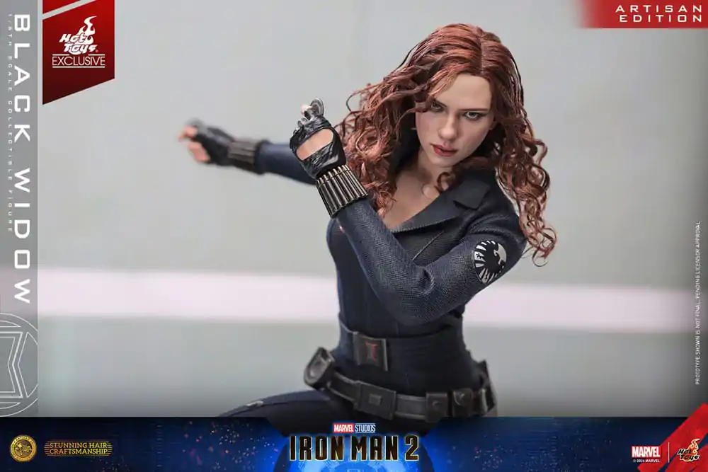 Iron Man 2 1/6 Black Widow Artisan Edition Hot Toys Exkluzív akciófigura 28 cm termékfotó
