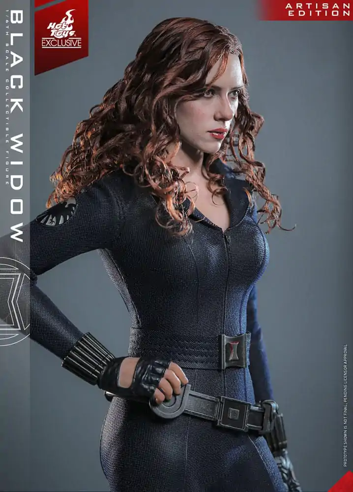 Iron Man 2 1/6 Black Widow Artisan Edition Hot Toys Exkluzív akciófigura 28 cm termékfotó