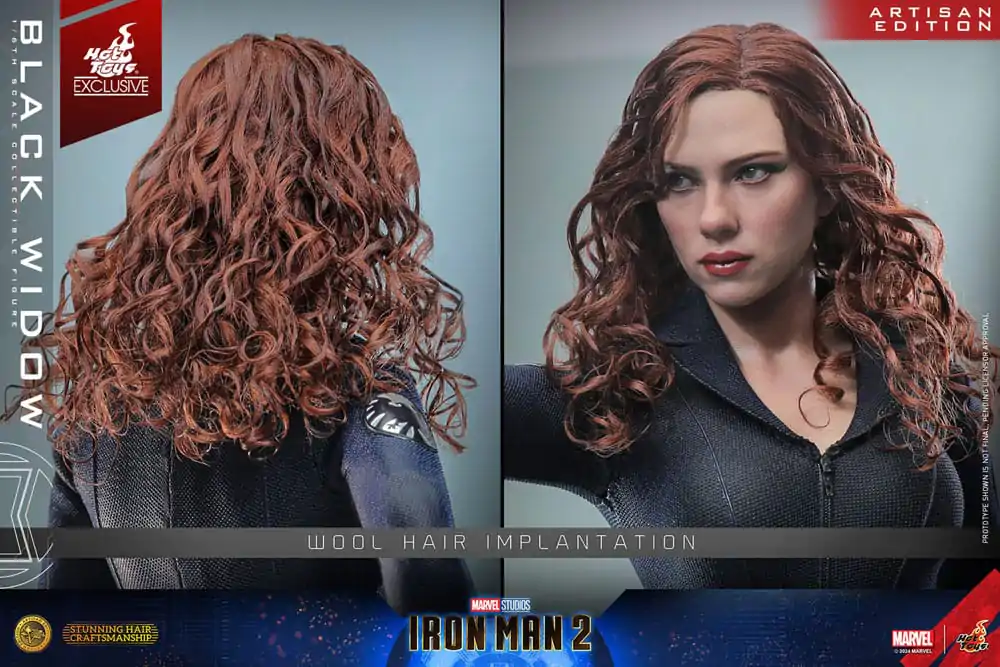 Iron Man 2 1/6 Black Widow Artisan Edition Hot Toys Exkluzív akciófigura 28 cm termékfotó