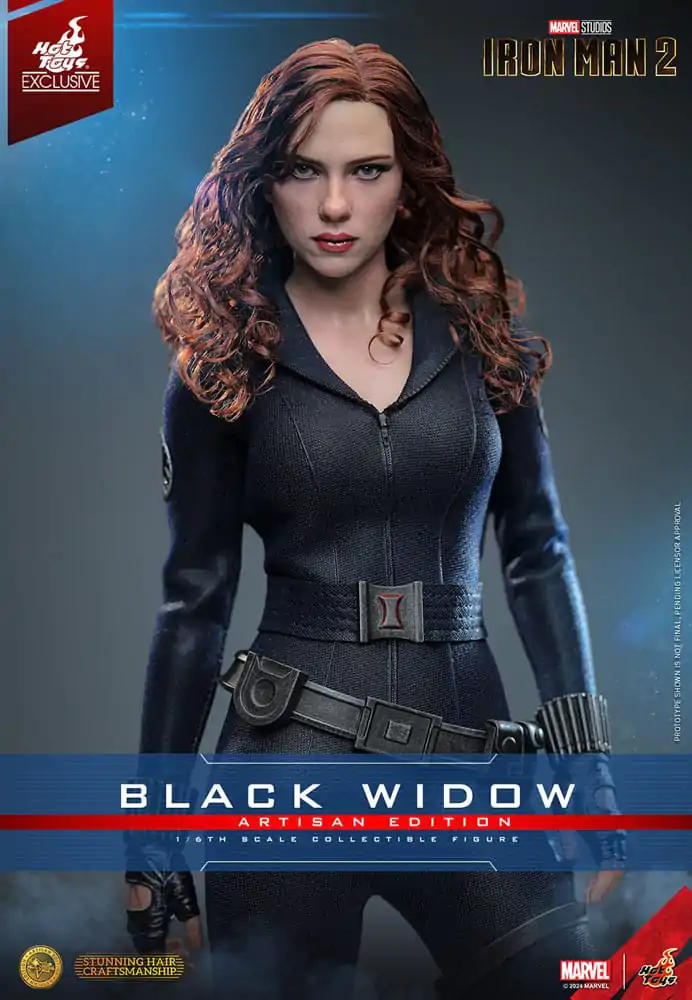 Iron Man 2 1/6 Black Widow Artisan Edition Hot Toys Exkluzív akciófigura 28 cm termékfotó