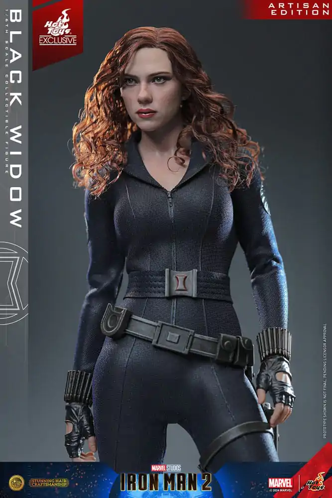 Iron Man 2 1/6 Black Widow Artisan Edition Hot Toys Exkluzív akciófigura 28 cm termékfotó