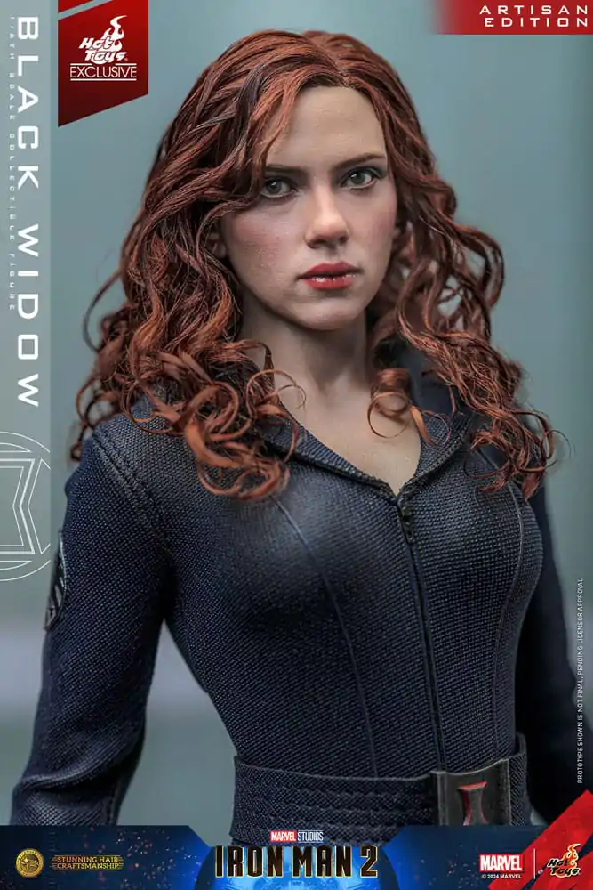 Iron Man 2 1/6 Black Widow Artisan Edition Hot Toys Exkluzív akciófigura 28 cm termékfotó