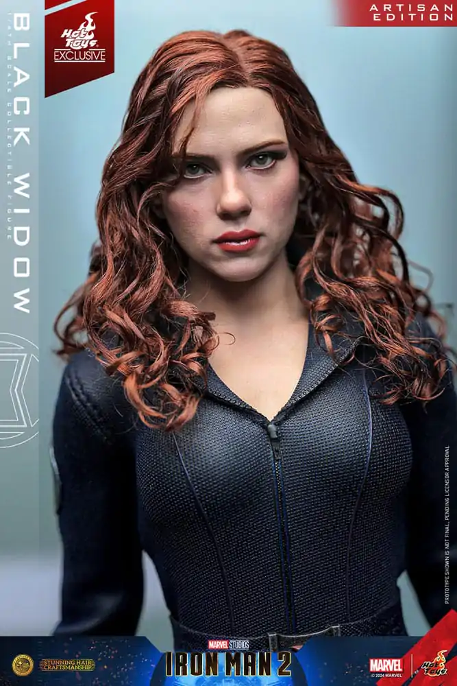 Iron Man 2 1/6 Black Widow Artisan Edition Hot Toys Exkluzív akciófigura 28 cm termékfotó
