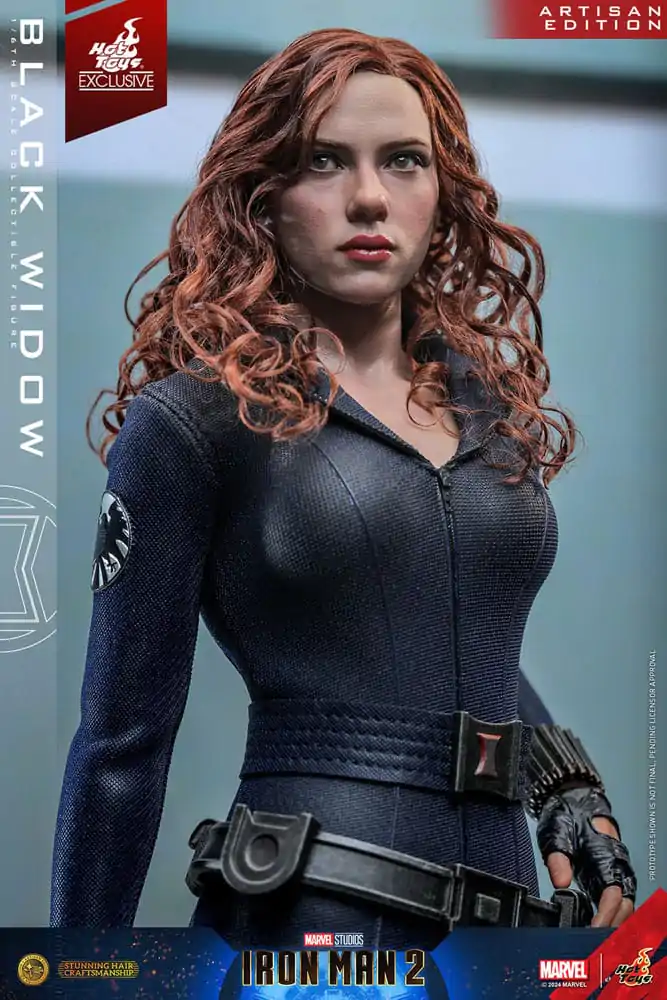 Iron Man 2 1/6 Black Widow Artisan Edition Hot Toys Exkluzív akciófigura 28 cm termékfotó